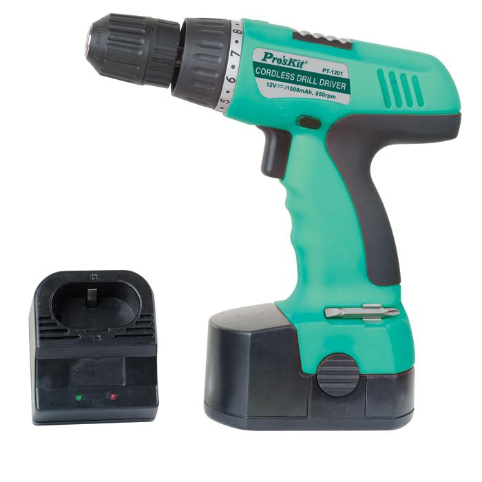 PROSKIT PT-1201F Cordless Drill Driver 12V (230V AC 50Hz)